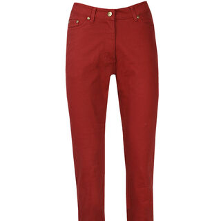 Coloured Pant Slim Teracotta