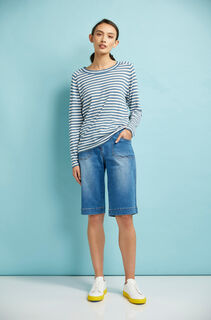 Longline Denim Short