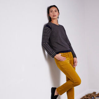 Stripe Crew Sweater
